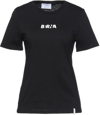 Donna T-shirt Nero S 95% Cotone 5% Fibre elastiche