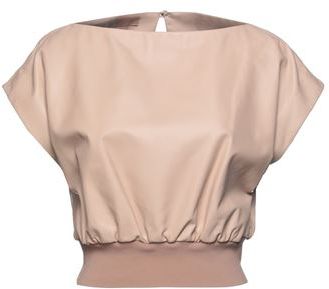 Donna Blusa Cipria S 100% Pelle di agnello