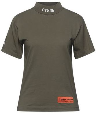 Donna T-shirt Verde militare XL 100% Cotone
