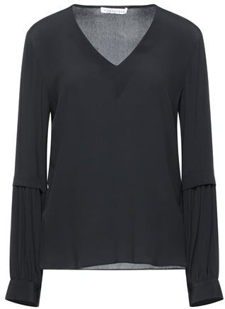 Donna Blusa Nero 40 69% Acetato 31% Seta