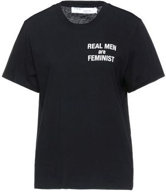 Donna T-shirt Nero M 100% Cotone