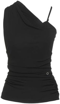 Donna Top Nero XS 100% Viscosa