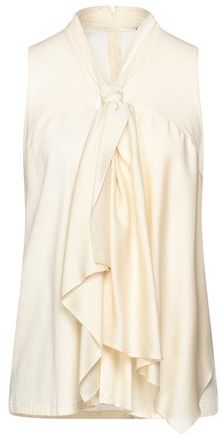 Donna Top Beige L 59% Cotone 41% Modal Seta Elastan