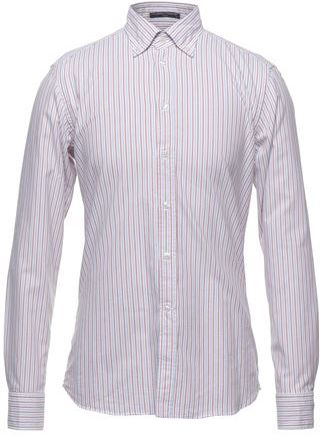 Uomo Camicia Rosso S 100% Cotone