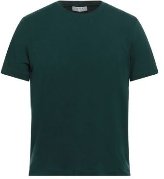 Uomo T-shirt Verde scuro 56 96% Cotone 4% Elastan