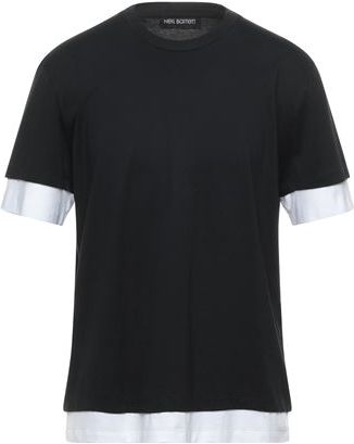 Uomo T-shirt Nero S 100% Cotone