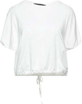 Donna T-shirt Bianco L 100% Cotone