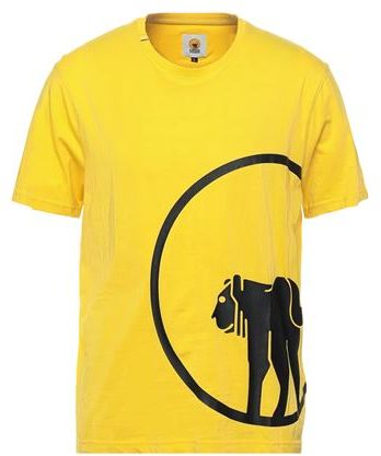 Uomo T-shirt Giallo S 100% Cotone