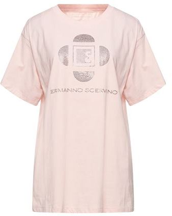 Donna T-shirt Rosa chiaro S 100% Cotone