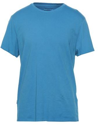 Uomo T-shirt Azzurro S 100% Cotone