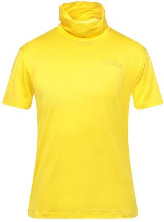 Uomo T-shirt Giallo S 100% Cotone