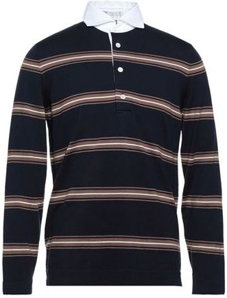 Uomo Polo Blu notte 46 100% Cotone