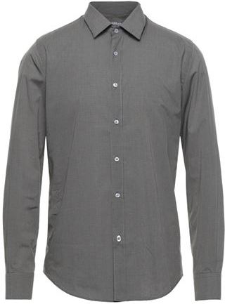 Uomo Camicia Verde scuro 38 100% Cotone