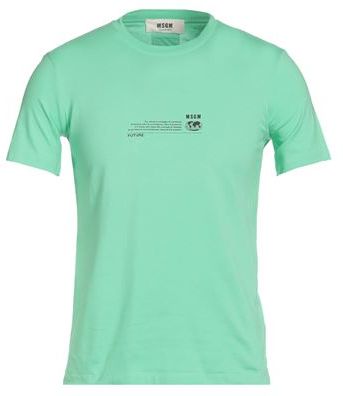 Uomo T-shirt Verde chiaro XS 100% Cotone