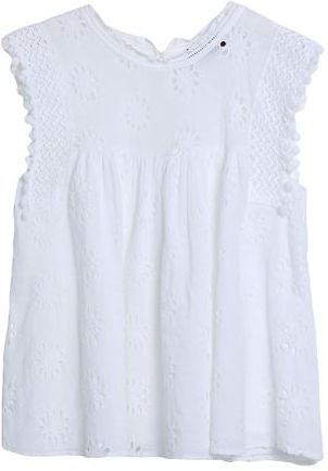 Donna Top Bianco L 100% Cotone