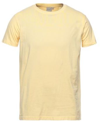 Uomo T-shirt Giallo M 100% Cotone