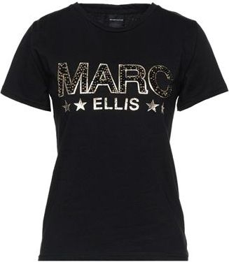 Donna T-shirt Nero 38 100% Cotone