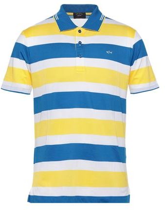 Uomo Polo Blu XS 100% Cotone