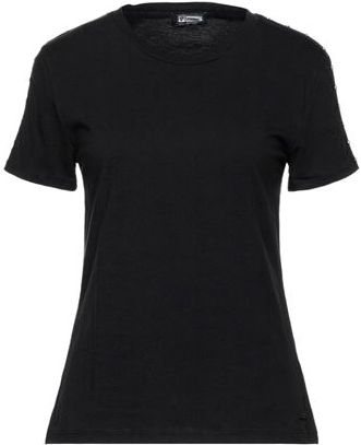 Donna T-shirt Nero S 100% Cotone