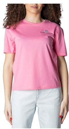 Donna T-shirt Rosa S Cotone