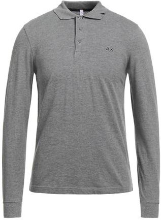 Uomo Polo Grigio S 100% Cotone