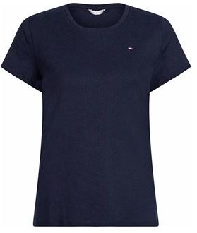 Donna T-shirt Blu L Cotone
