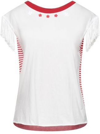 Donna T-shirt Bianco 42 100% Viscosa Cotone
