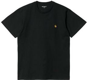 Uomo T-shirt Nero S Cotone