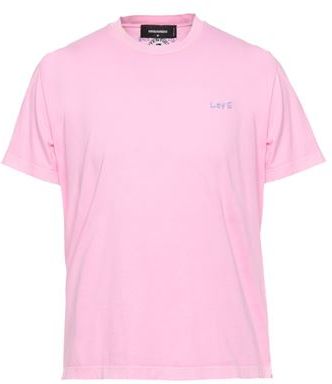 Uomo T-shirt Rosa XS 100% Cotone