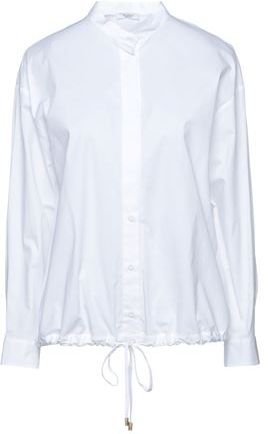 Donna Camicia Bianco 42 97% Cotone 3% Elastan