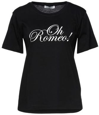 Donna T-shirt Nero XXS 100% Cotone