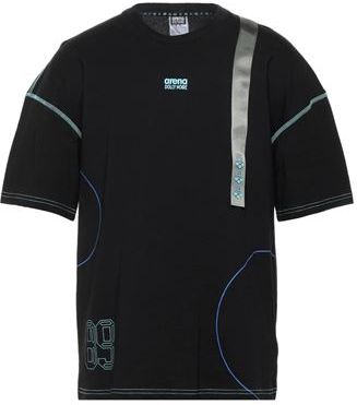 Uomo T-shirt Nero M 100% Cotone