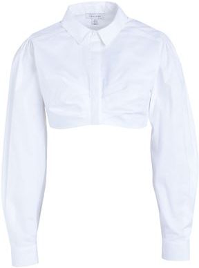 Donna Camicia Bianco 46 97% Cotone 3% Elastan