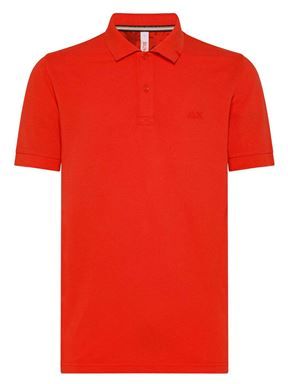 Uomo Polo Rosso S Cotone