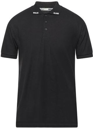 Uomo Polo Nero M 100% Cotone