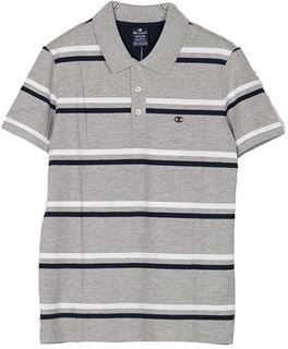 Uomo Polo Grigio S Cotone