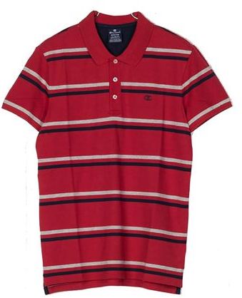 Uomo Polo Rosso S Cotone