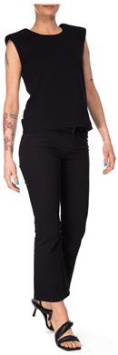 Donna T-shirt Nero S Cotone