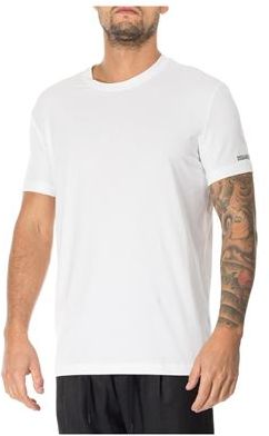 Uomo T-shirt Bianco M 95% Cotone 5% Elastan