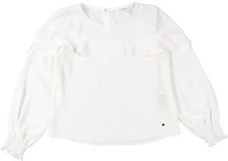 Bambina Blusa Bianco 8 100% Poliestere