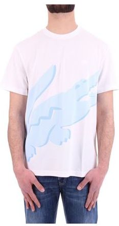 Uomo T-shirt Bianco 5 Cotone