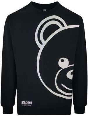 Uomo Felpa Nero XS Cotone