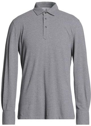 Uomo Polo Grigio XS 100% Cotone