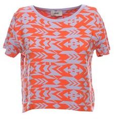 Donna T-shirt Lilla 46 Viscosa