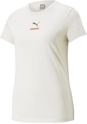 Donna T-shirt Bianco S Poliestere