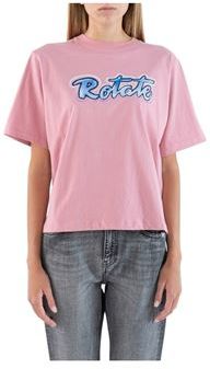 Donna T-shirt Rosa XS Cotone