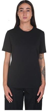 Donna T-shirt Nero S Cotone