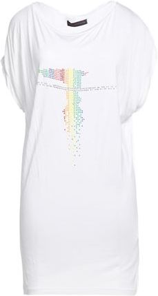 Donna T-shirt Bianco S 100% Viscosa