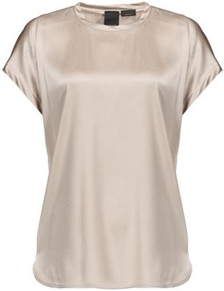 Donna Top Argento 42 94% Seta 6% Elastan