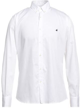 Uomo Camicia Bianco 38 100% Cotone